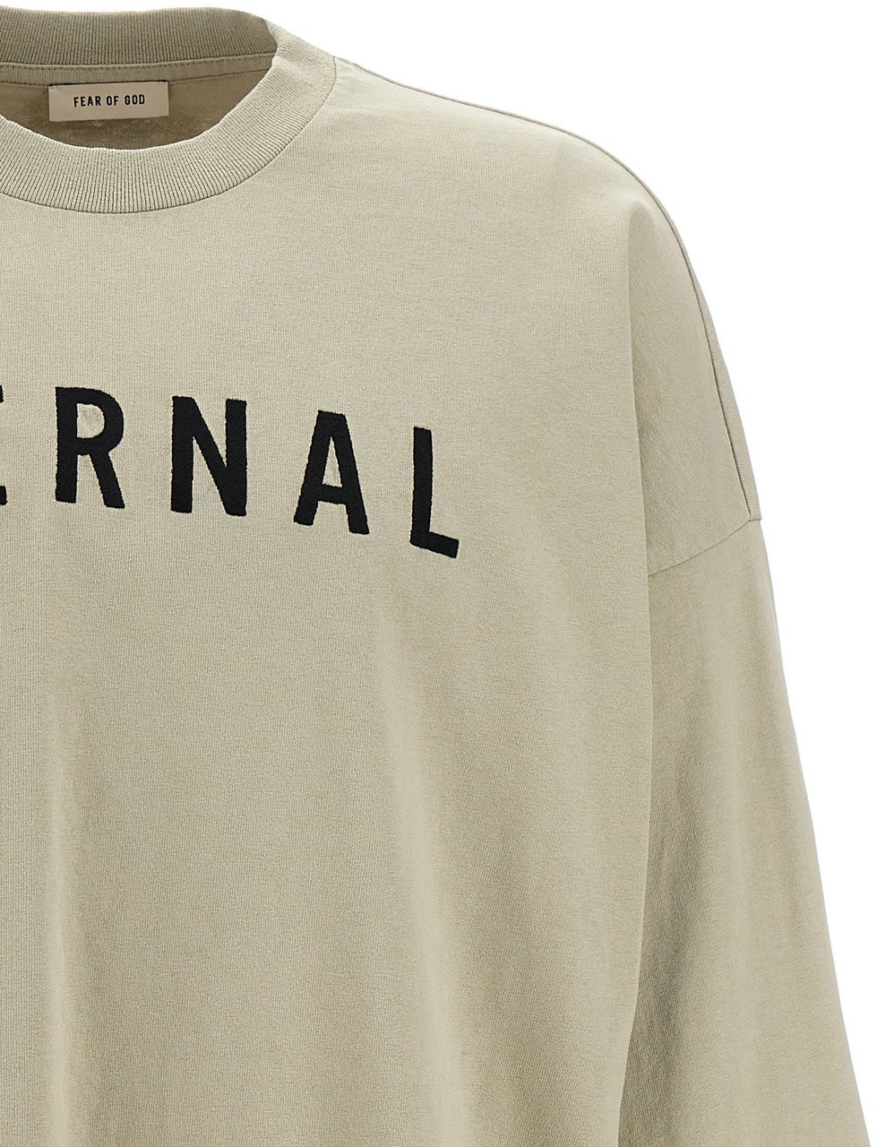 Fear Of God Gray Cotton T-Shirt Grijs