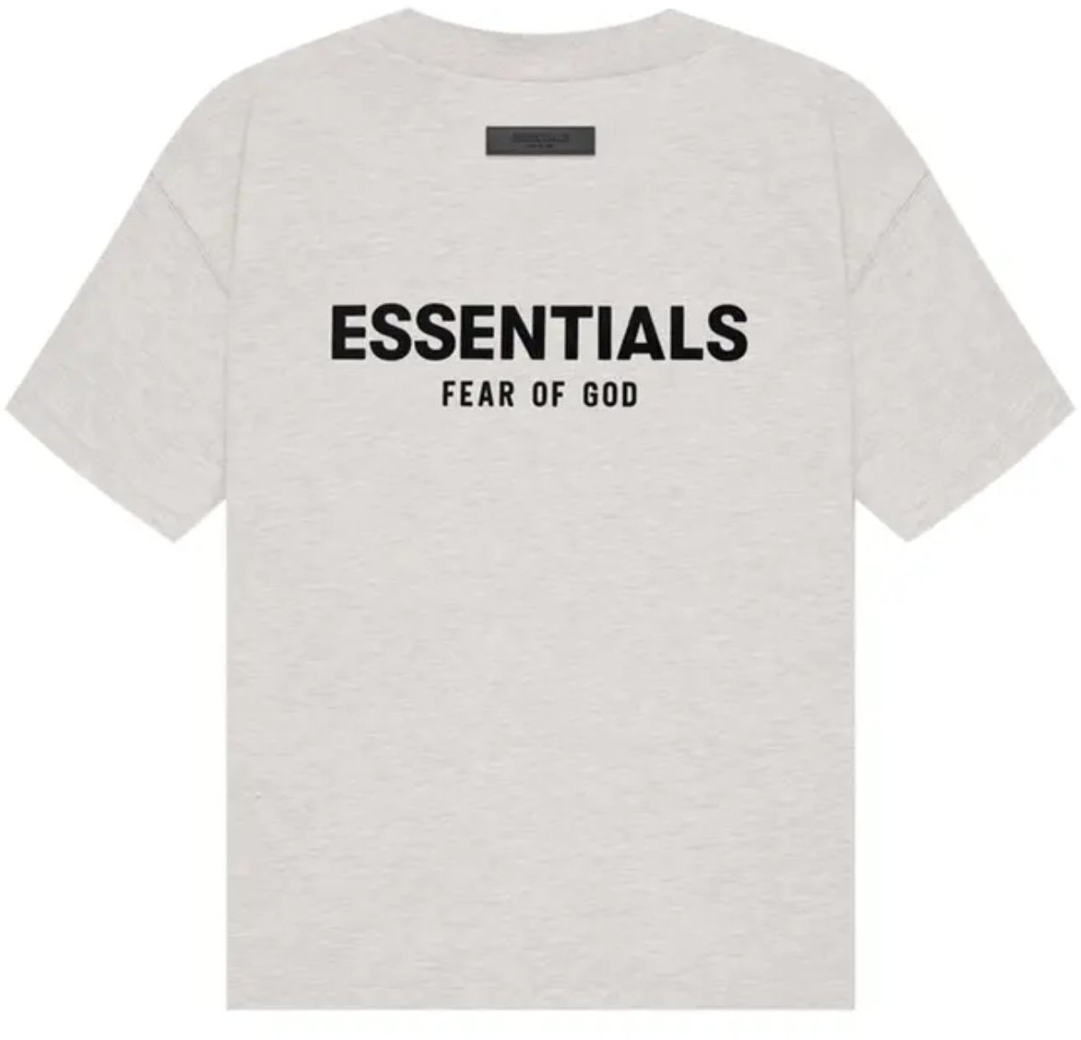 Fear of God Essentials T-shirt Light Oatmeal Grijs