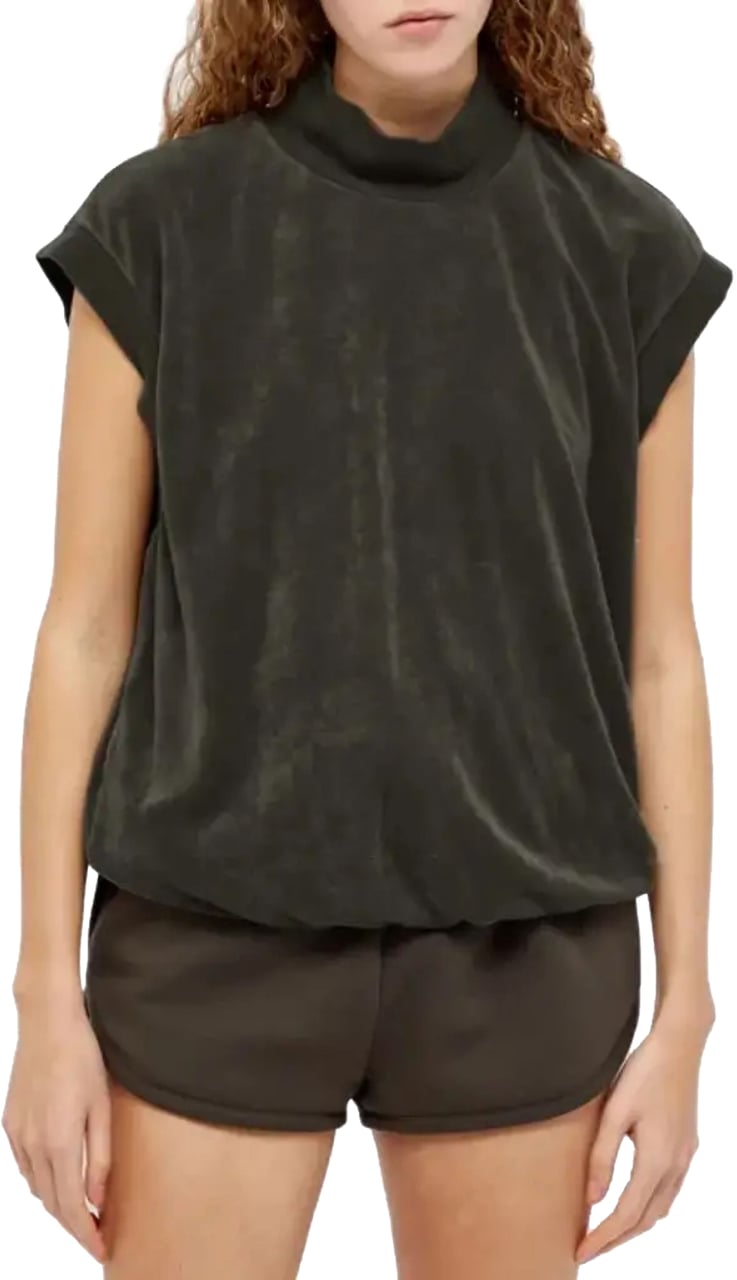 Fear of God Essentials Mock Neck Vest Top Zwart