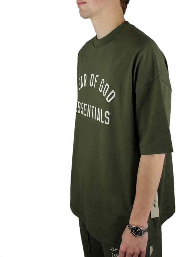 Fear of God Fear of God Essentials Jersey Crewneck Tee 'Militair' Divers