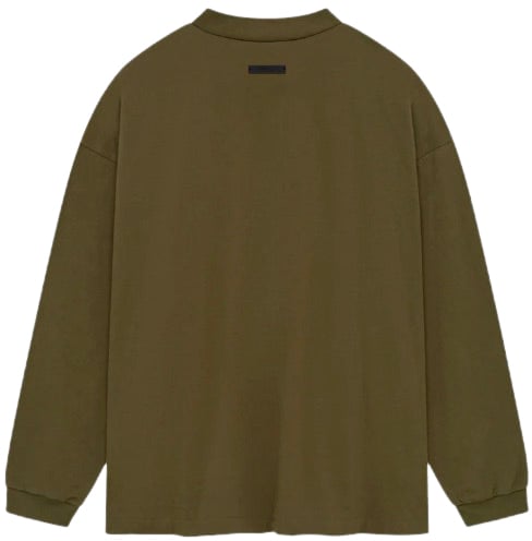 Fear of God Fear of God Essentials Jersey Longsleeve Tee 'Olijf' Divers