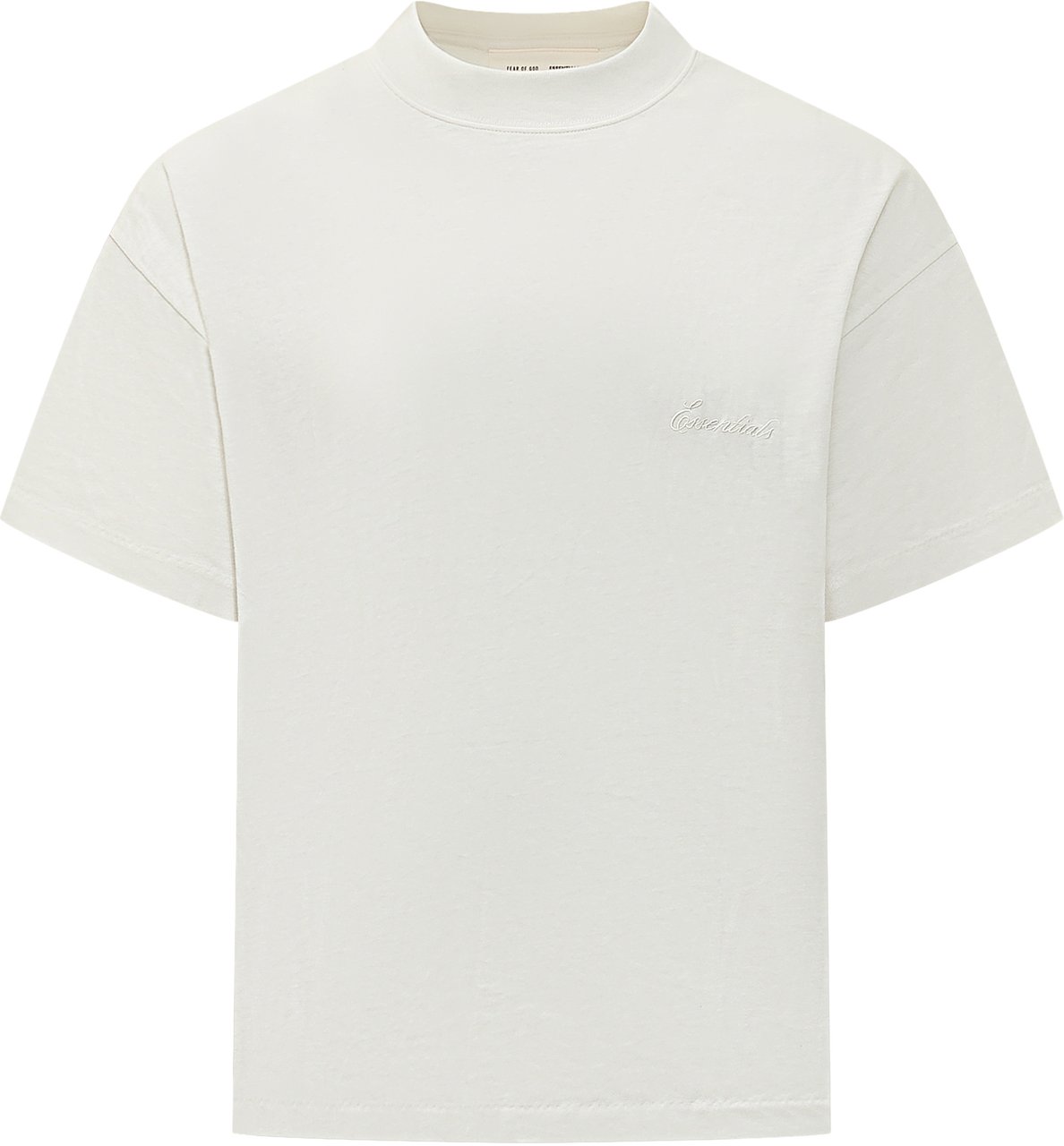 Fear of God Fear Of God Ivory cotton blend t-shirt Neutraal