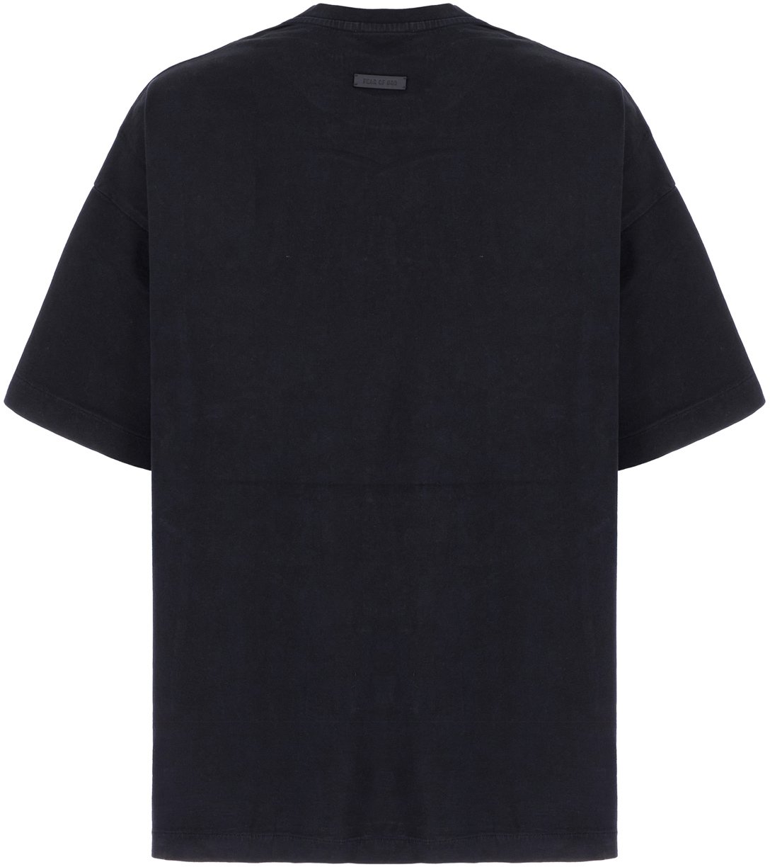 Fear of God Fear Of God Black stretch polyester blend t-shirt Zwart