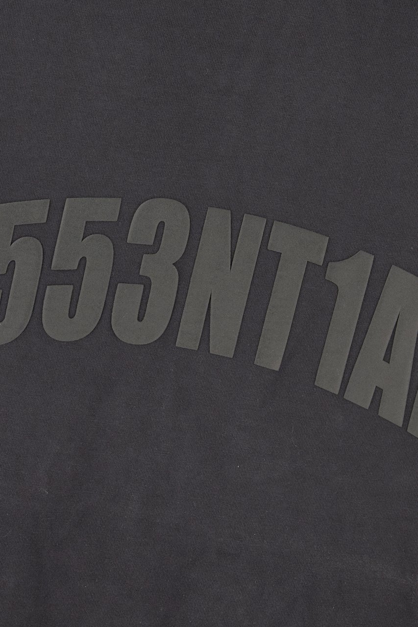 Fear of God Fear Of God Charcoal cotton t-shirt Zwart