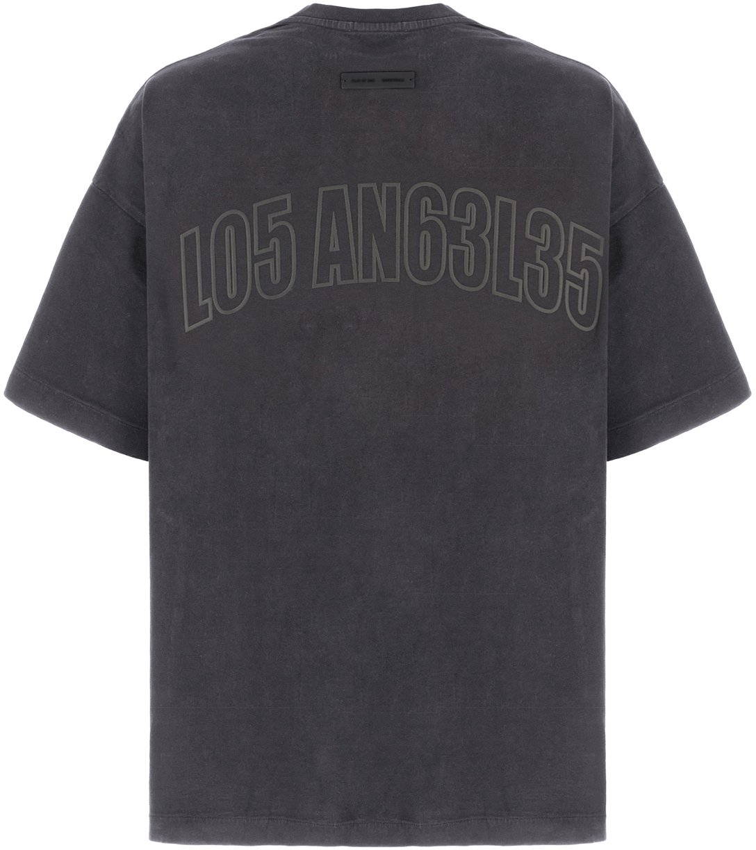 Fear of God Fear Of God Charcoal cotton t-shirt Zwart