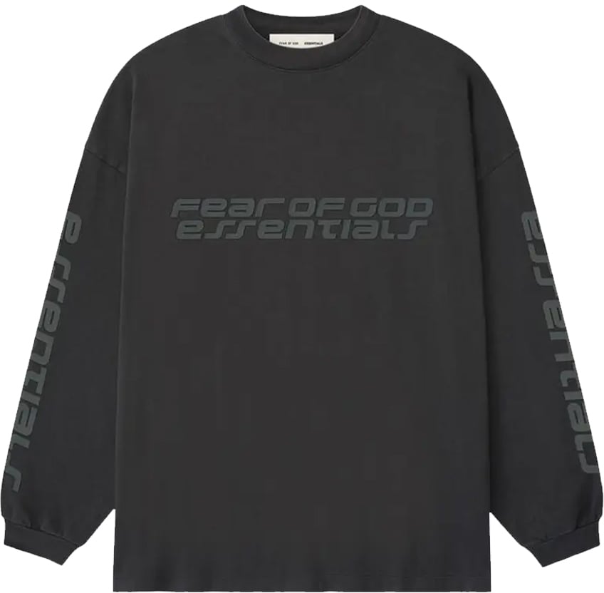 Fear of God Fear of God Essentials 90s Longsleeve 'Vintage Black' Zwart