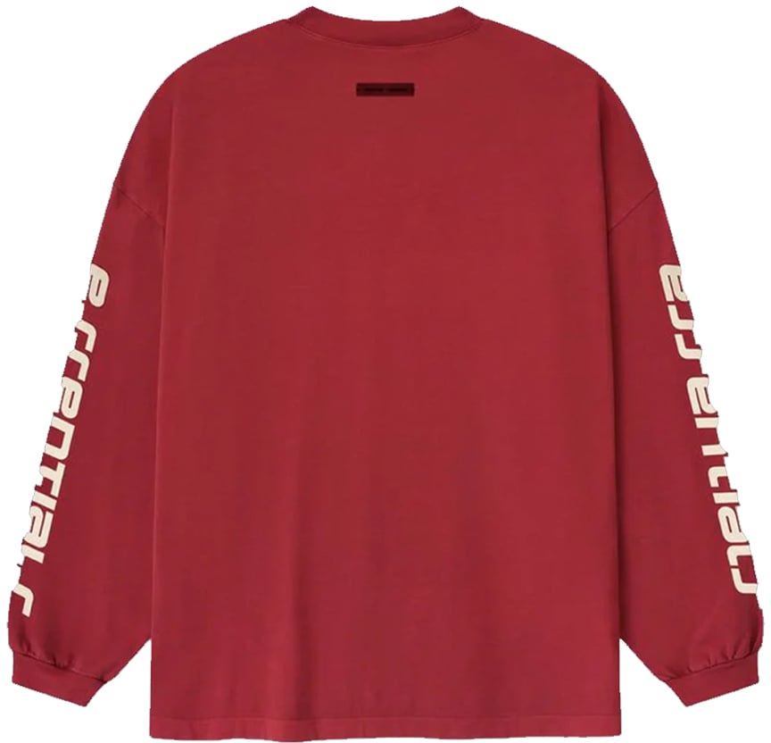 Fear of God Fear of God Essentials 90s Longsleeve 'Crimson' Divers