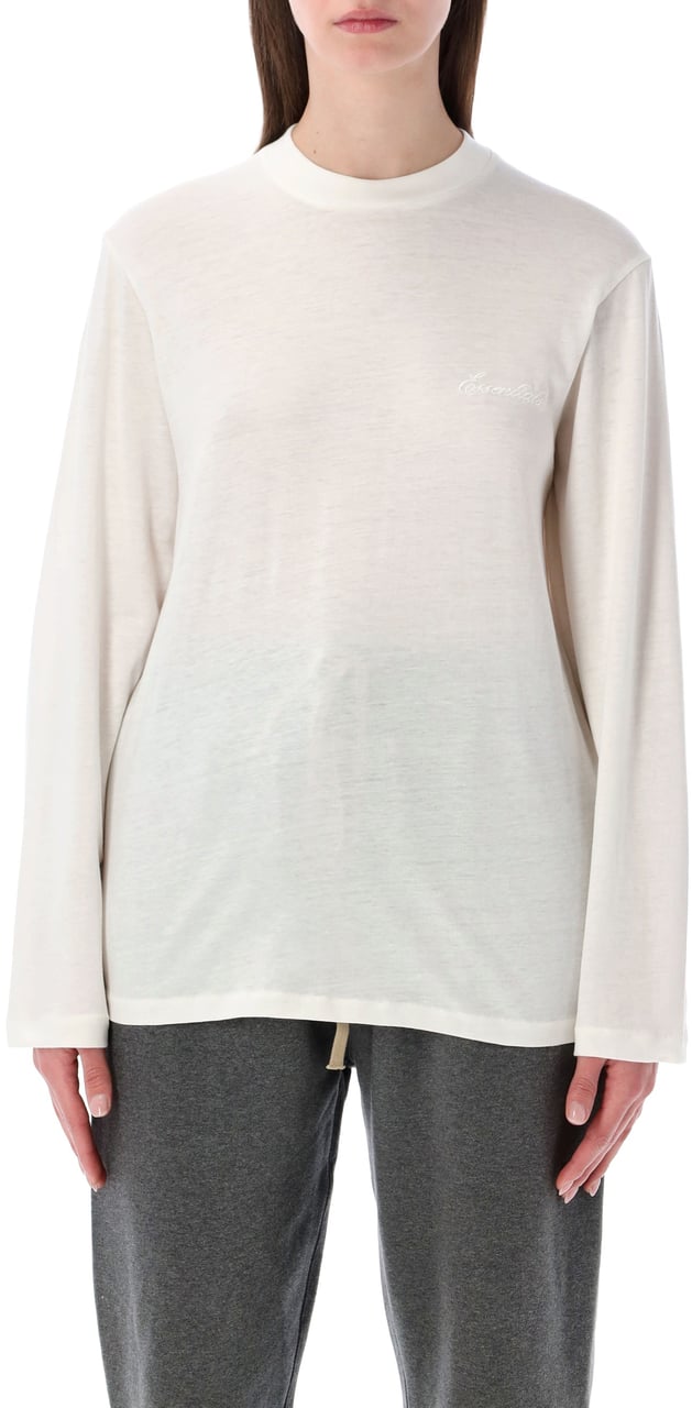 Fear of God Essentials Fear of God classic LS tee Neutraal