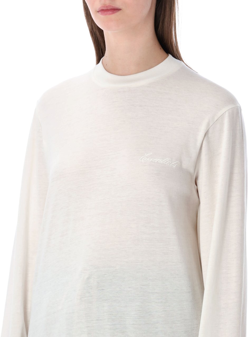 Fear of God Essentials Fear of God classic LS tee Neutraal