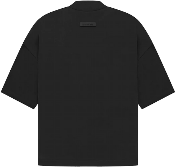 Fear of God T-shirt Fear of God Essentials Black Zwart