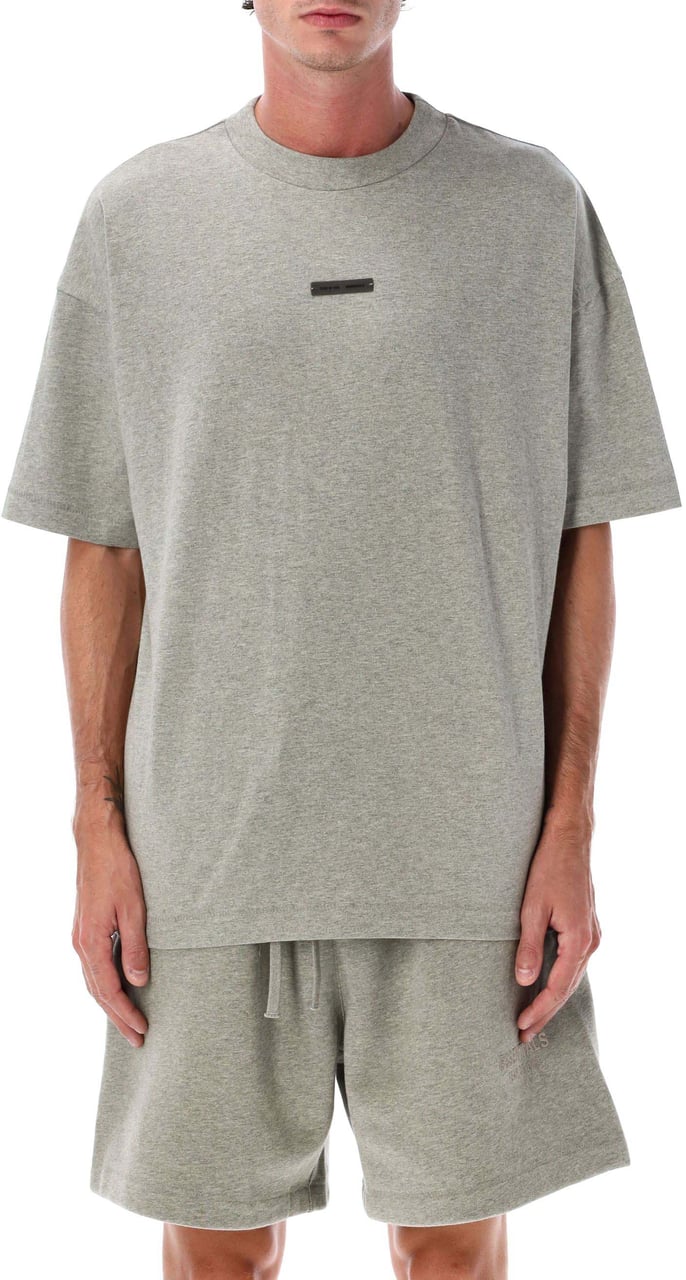 Fear of God Classic Fit T-Shirt Concrete Heather Grijs