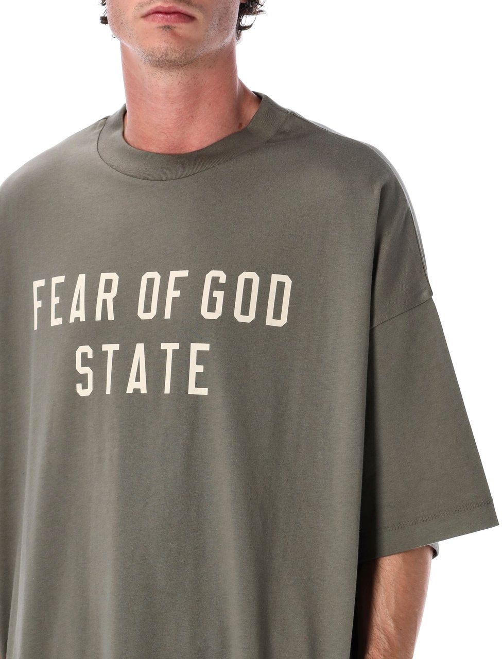 Fear of God 90S Fit T-Shirt Moss Groen