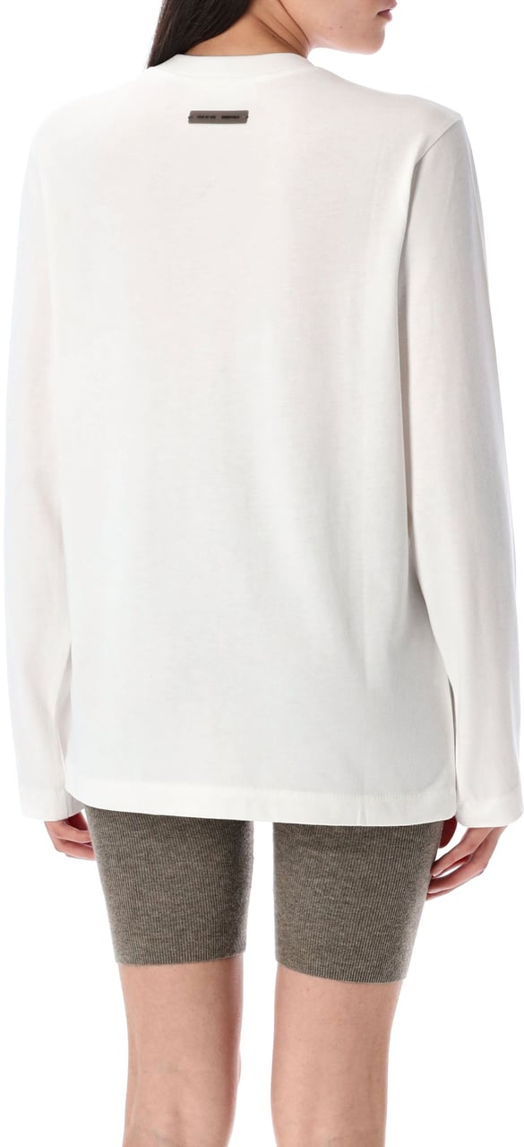Fear of God Classic Fit Long Sleeve Cloud White Wit