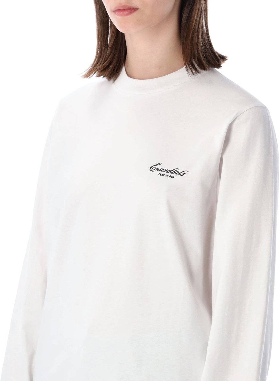 Fear of God Classic Ls Tee Bianco Wit