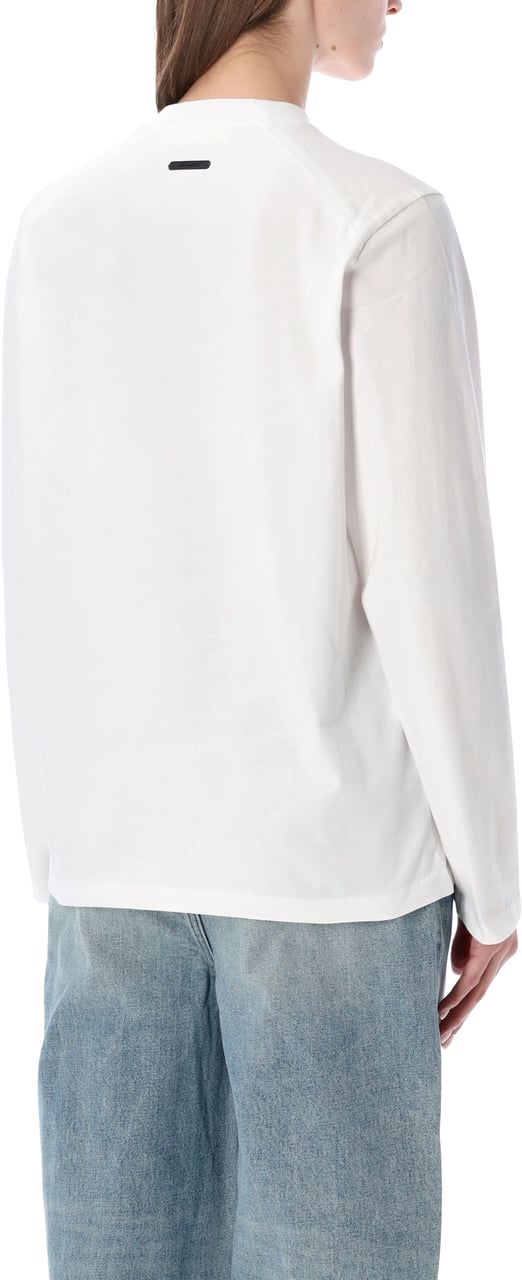 Fear of God Classic Ls Tee Bianco Wit