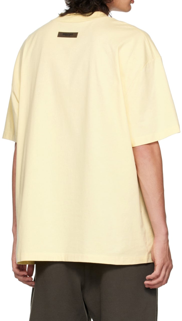 Fear of God Essentials Logo T-shirt Geel