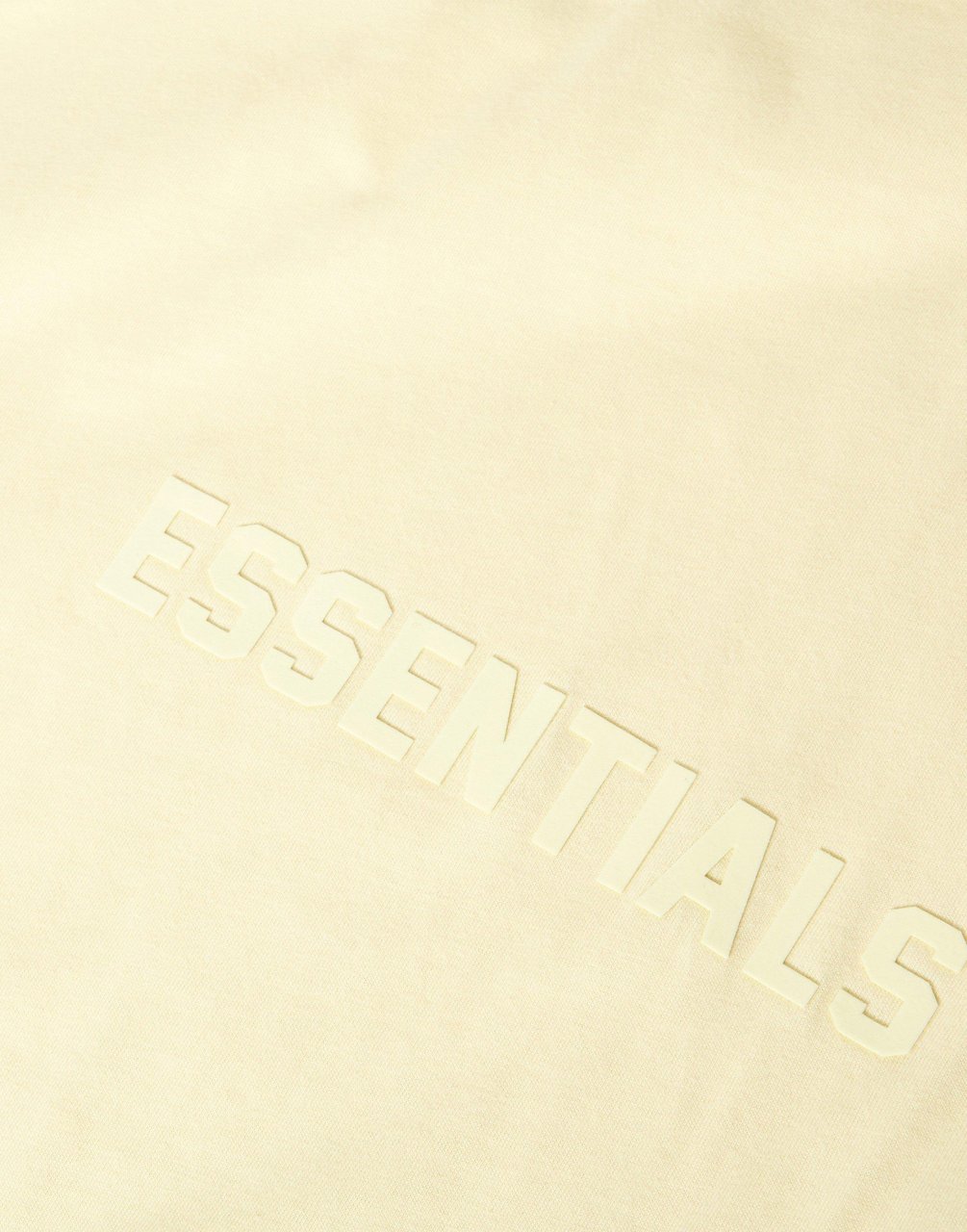 Fear of God Essentials Logo T-shirt Geel