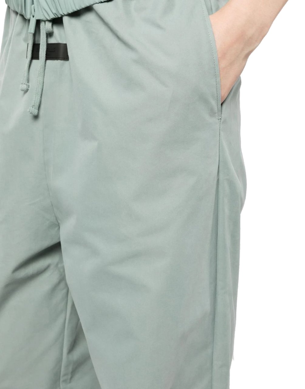 Fear of God Essentials Logo Relaxed Trousers Groen