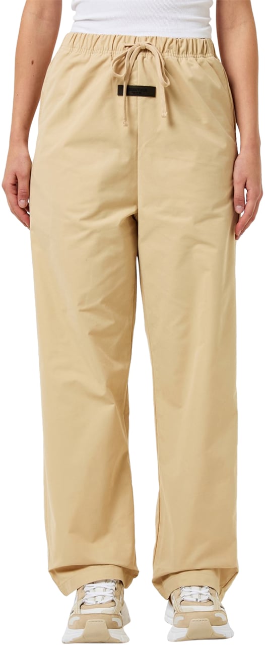 Fear of God Essentials Logo Relaxed Trousers Beige