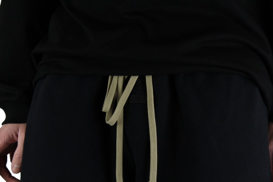 Fear of God Fear of God Essentials Heavy Fleece Relaxed Sweatpants 'Zwart' Zwart
