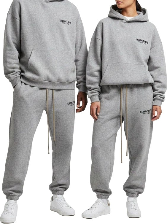 Fear of God Fear of God Essentials Pant Fleece Light Heather Gray Lichtgrijs