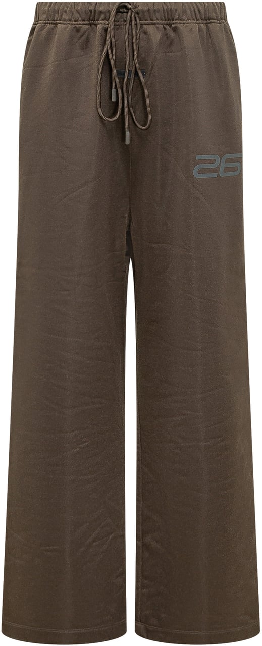 Fear of God Pantaloni lounge in felpa marrone con coulisse Bruin