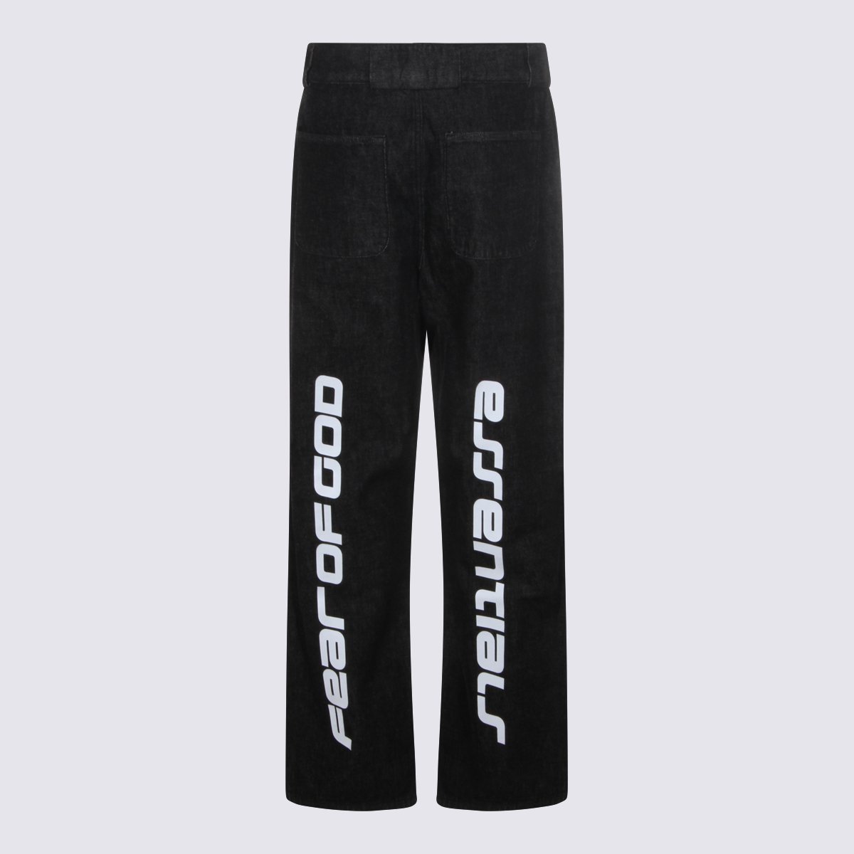 Fear of God Tailored Straight Leg Trousers Zwart