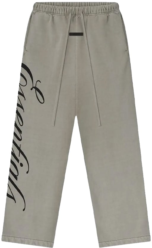 Fear of God Fear of God Essentials Heavy Fleece Lounge Sweatpants 'Smoke Grey' Grijs