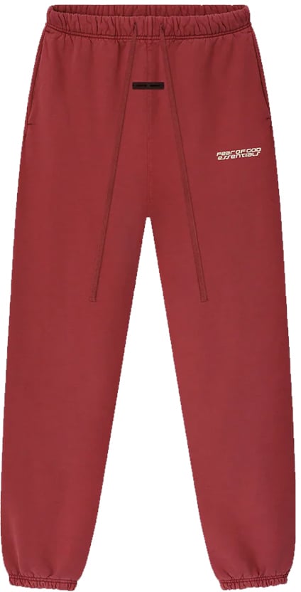 Fear of God Fear of God Essentials Heavy Fleece Classic Sweatpant 'Crimson' Divers