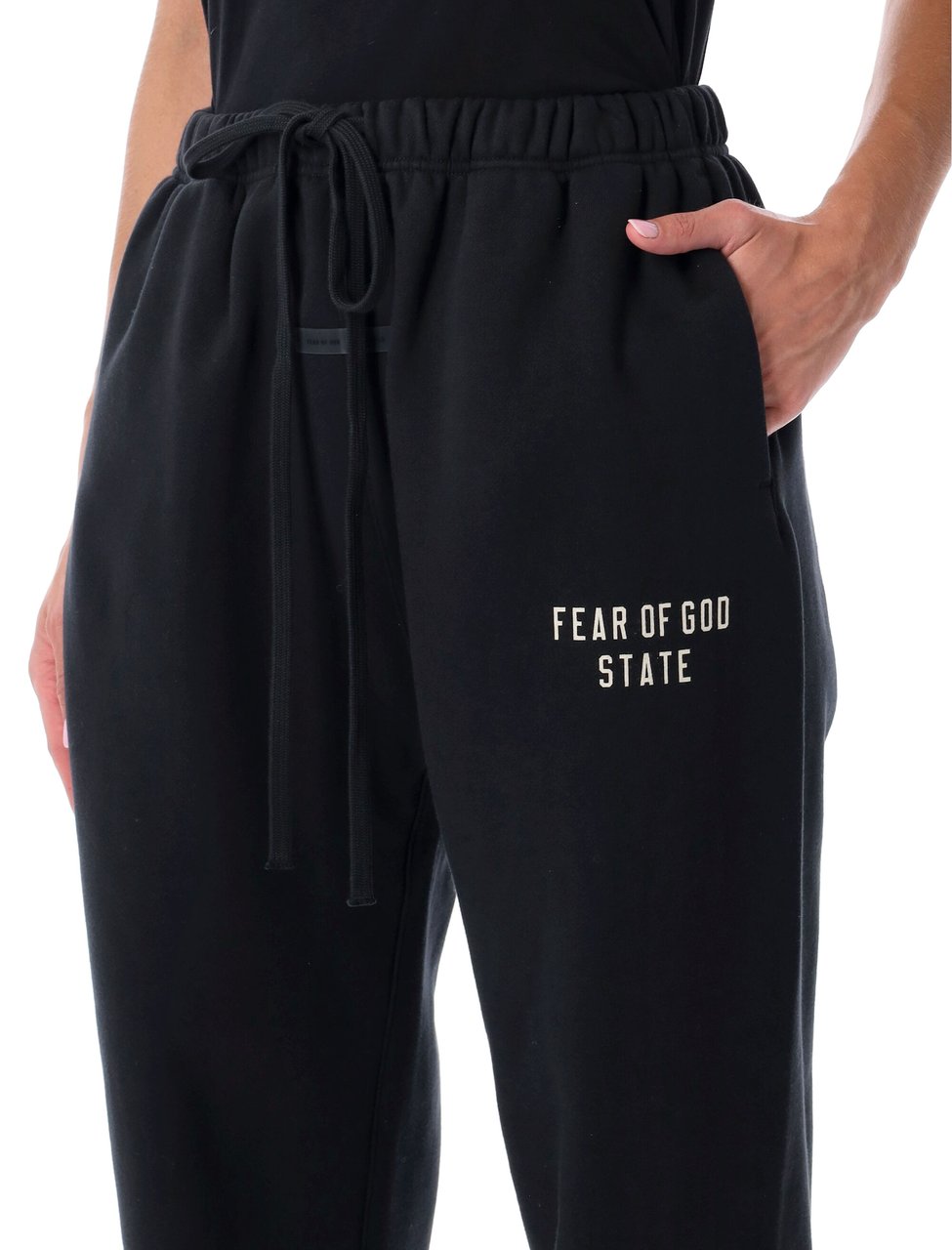 Fear of God Classic Sweatpant Jet Black Zwart