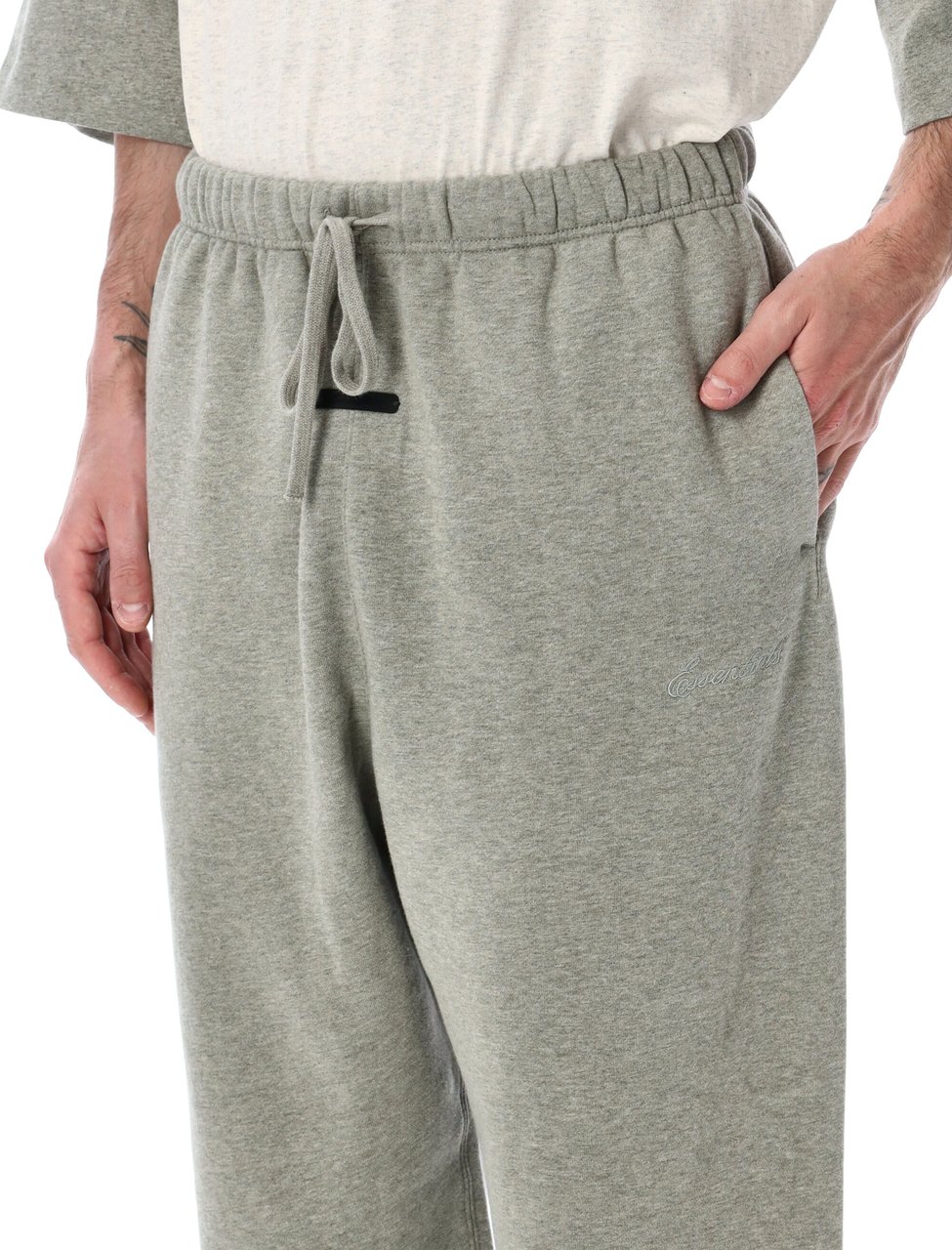 Fear of God Signature Classic Sweatpant Concrete Heather Lichtgrijs