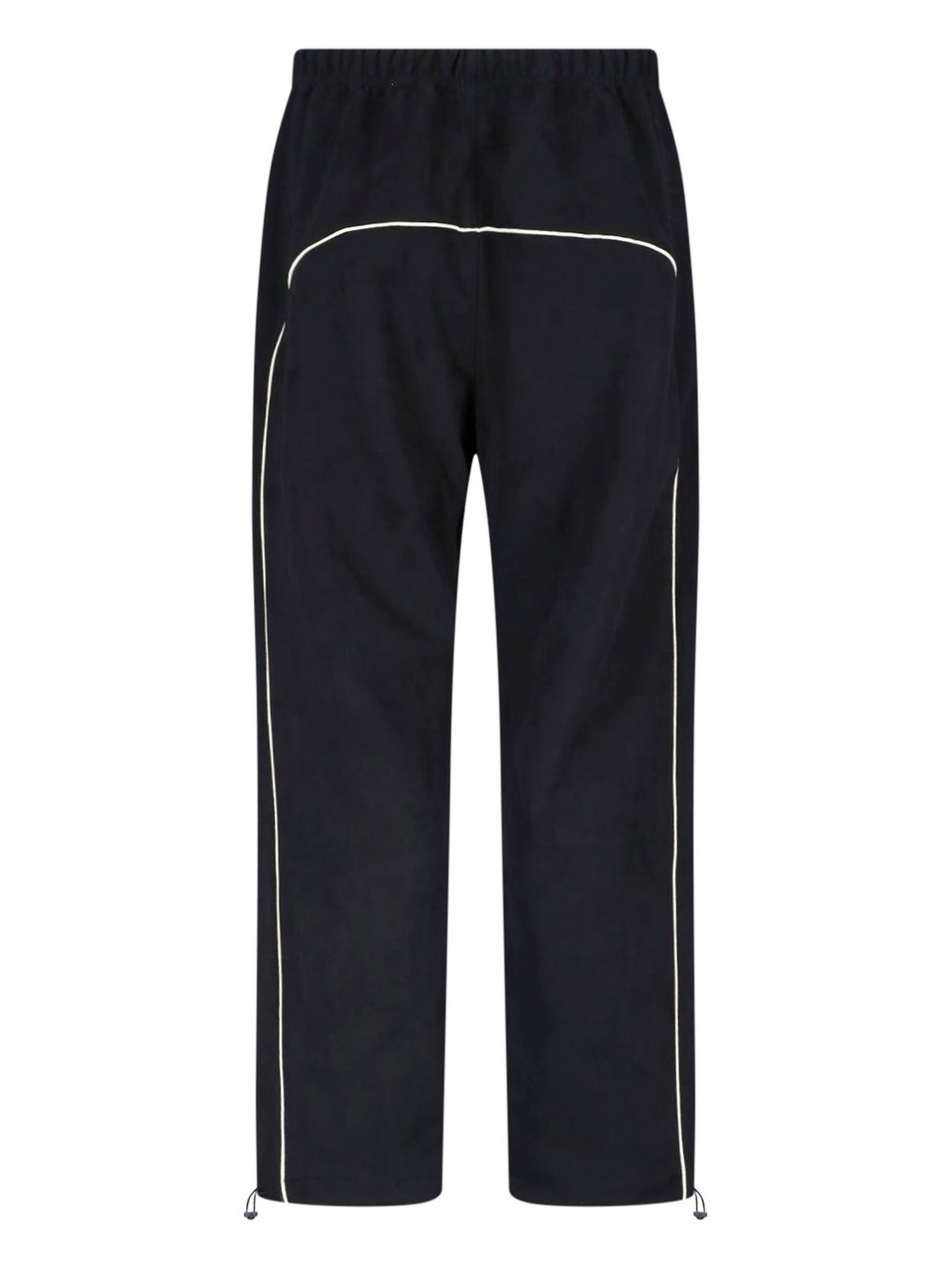 Fear of God Black Signature White Piping Sport Trousers Zwart