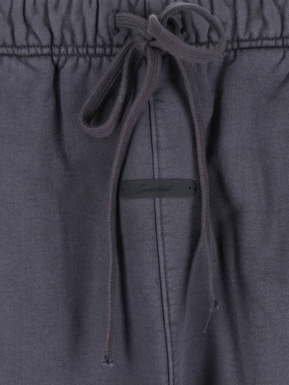 Fear of God Beige Wide-Leg Drawstring Cotton Trousers Grijs