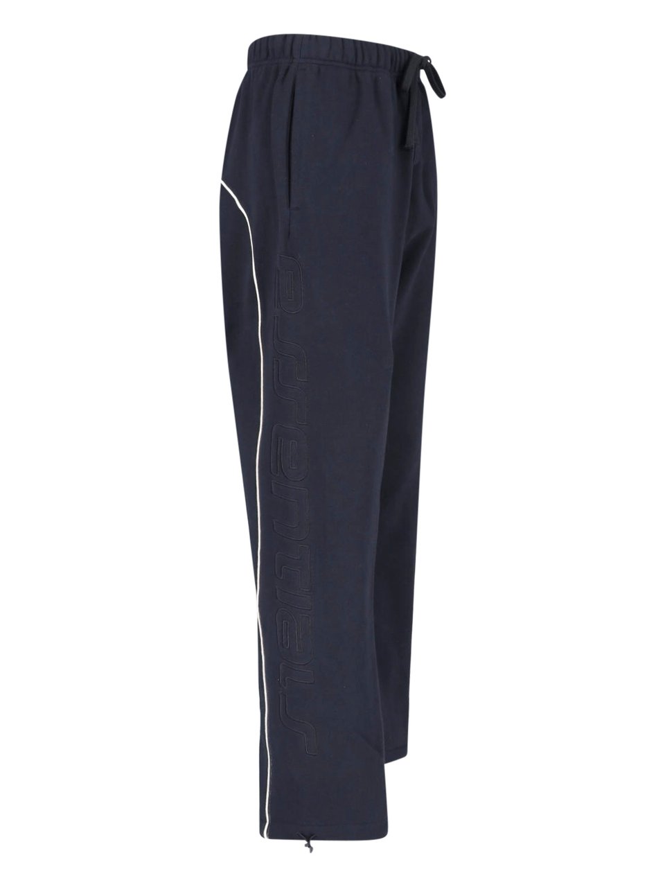 Fear of God Dark Blue Relaxed Contrast Piping Trousers Blauw