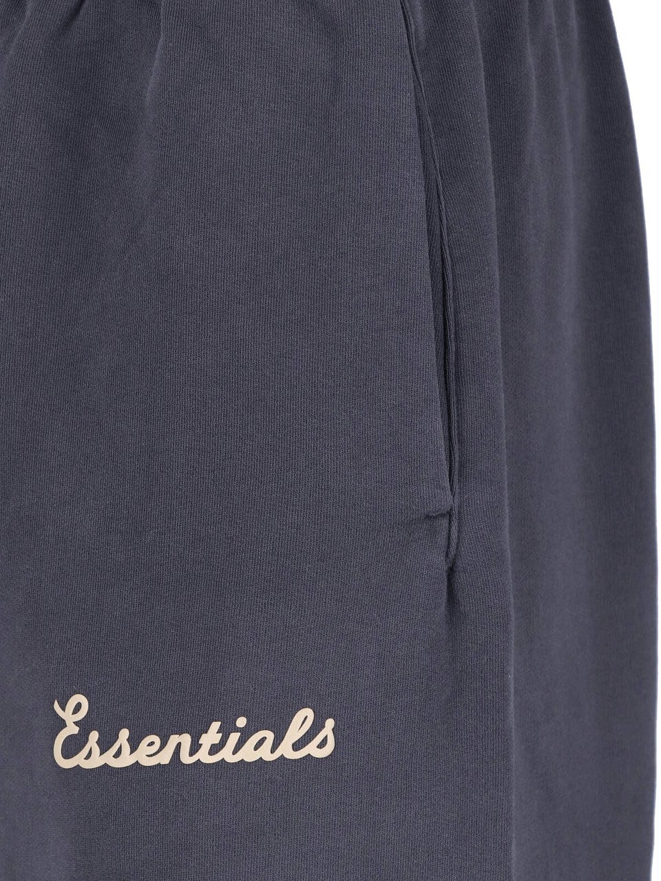 Fear of God Beige Relaxed Wide-Leg Drawstring Trousers Zwart