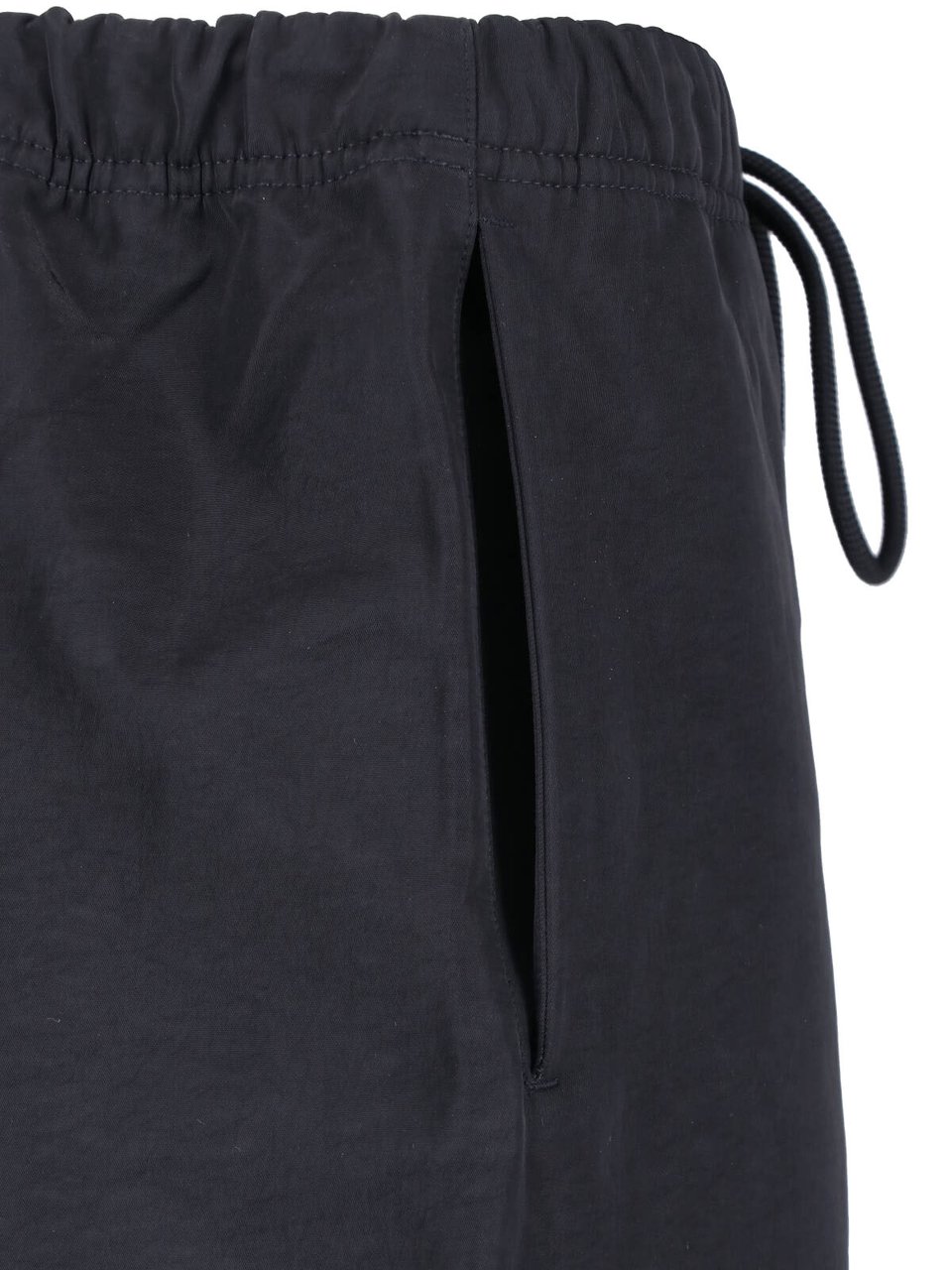 Fear of God Black Relaxed Straight Leg Logo Trousers Zwart
