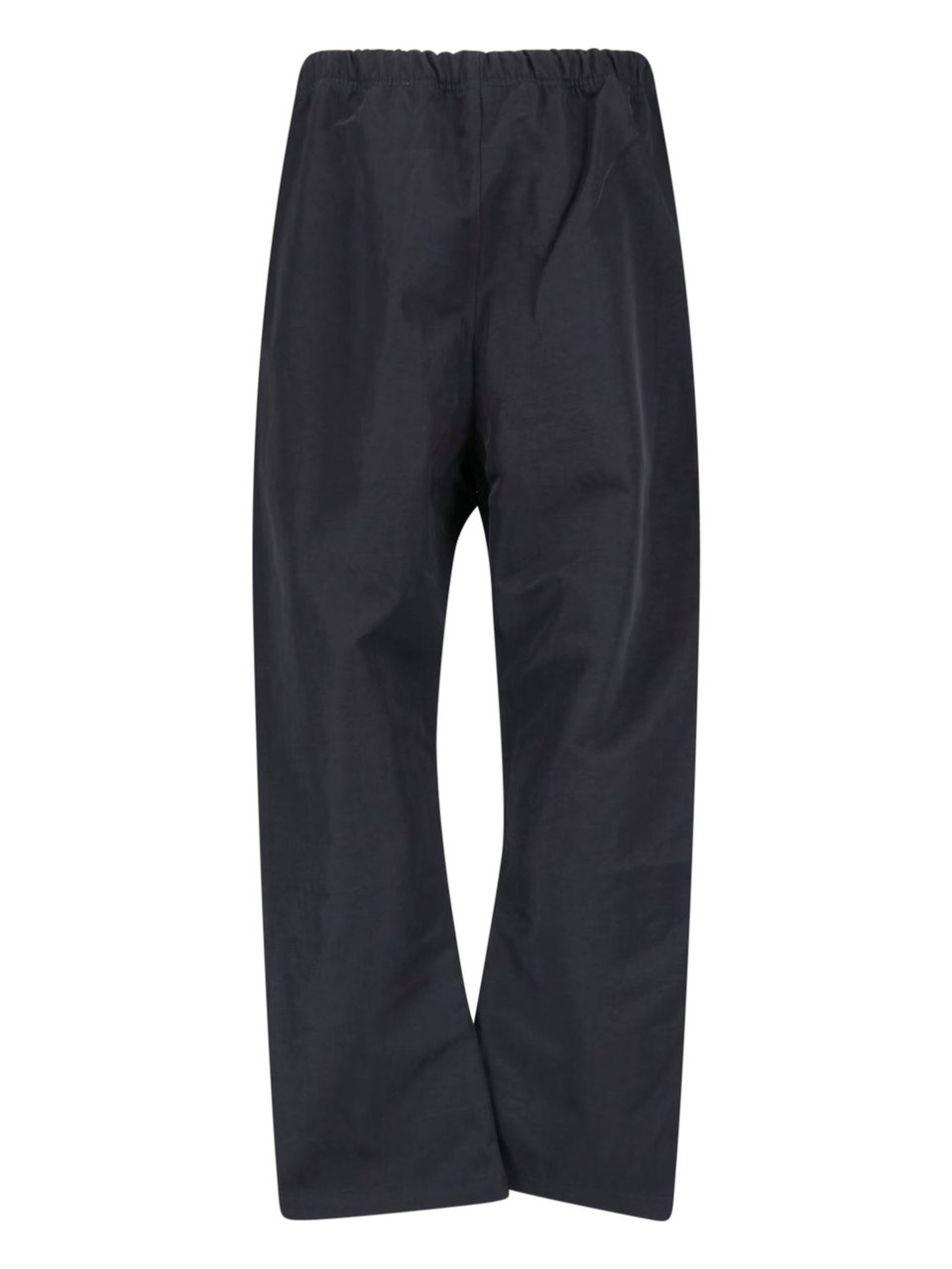 Fear of God Black Relaxed Straight Leg Logo Trousers Zwart