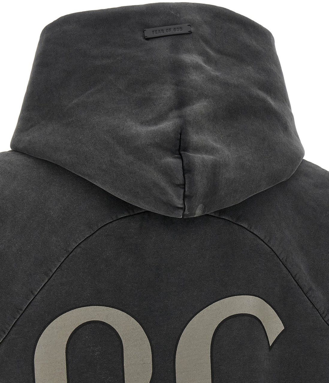 Fear Of God Black Cotton Sweatshirt Zwart