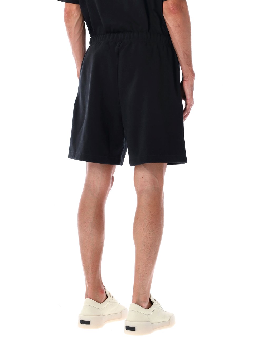 Fear of God Soccer Fleece Shorts Jet Black Zwart
