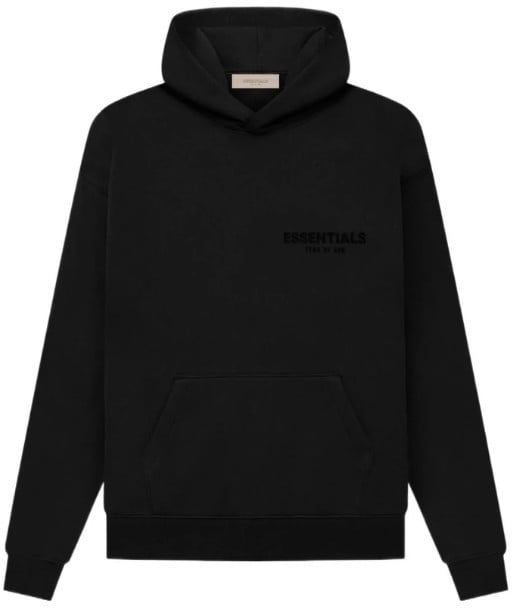 Fear of God Essentials Hoodie Stretch Limo Zwart