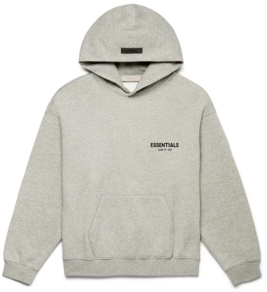 Fear of God Hoodie Fear of God Essentials SS22 Dark Oatmeal Grijs