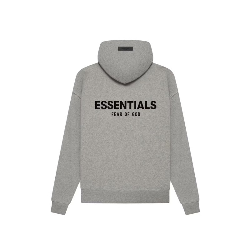 Fear of God Hoodie Fear of God Essentials SS22 Dark Oatmeal Grijs