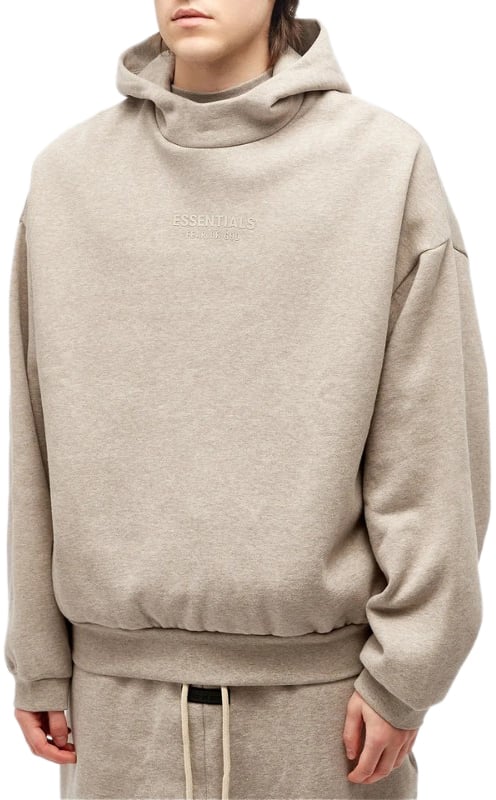 Fear of God Hoodie Fear of God Essentials Core Heather Taupe