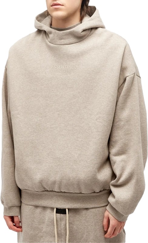 Fear of God Hoodie Fear of God Essentials Core Heather Beige