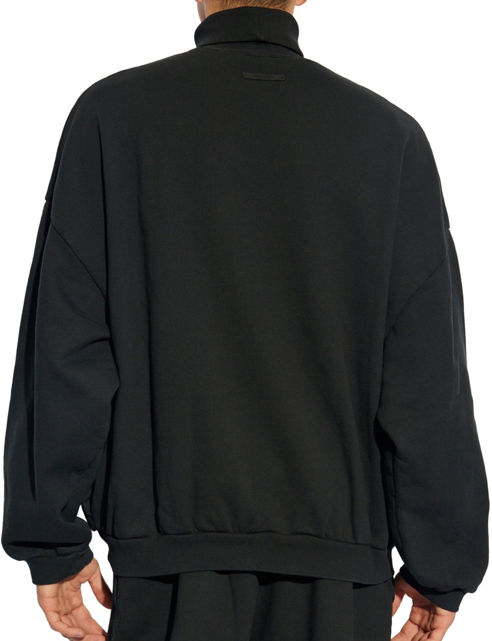 Fear of God Essentials Heavy Fleece Turtleneck Sweatshirt Zwart