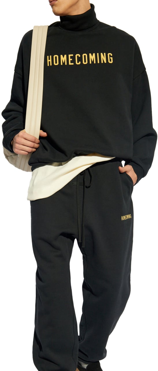 Fear of God Essentials Heavy Fleece Turtleneck Sweatshirt Zwart