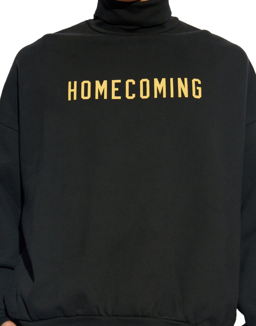 Fear of God Essentials Heavy Fleece Turtleneck Sweatshirt Zwart