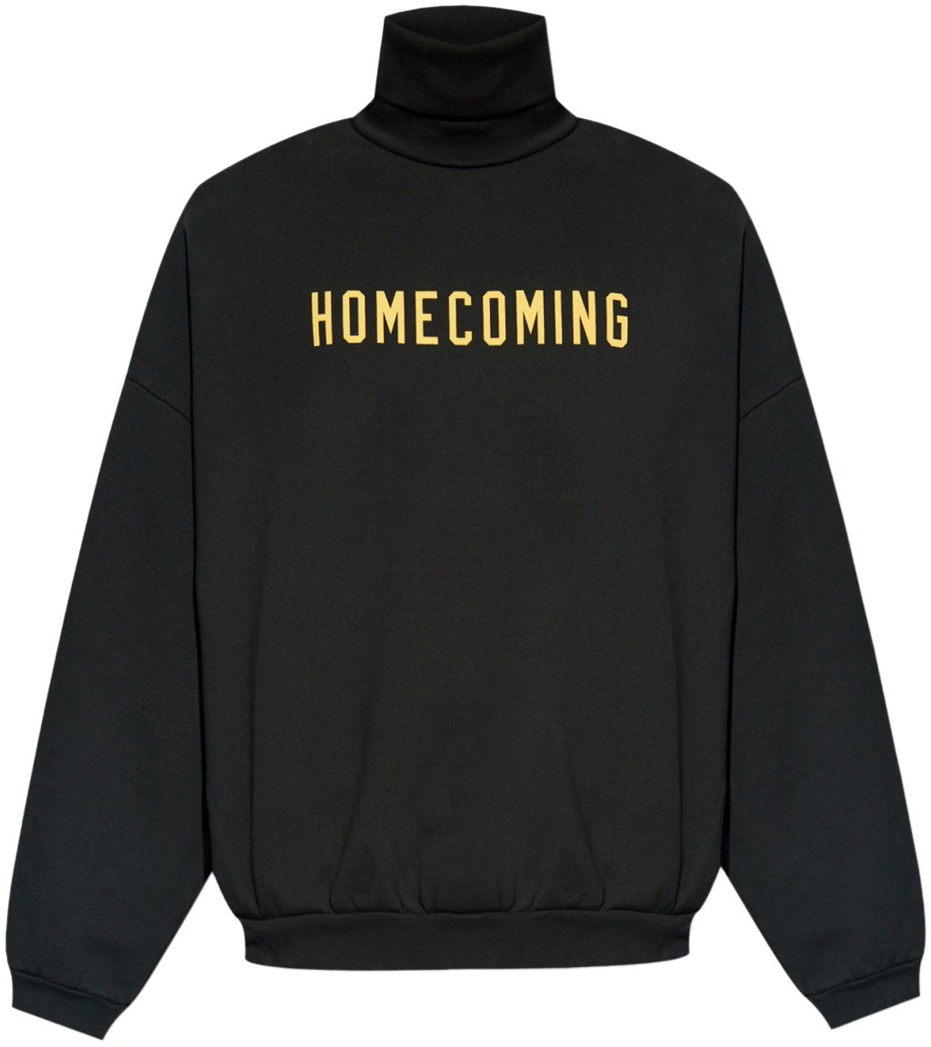 Fear of God Essentials Heavy Fleece Turtleneck Sweatshirt Zwart
