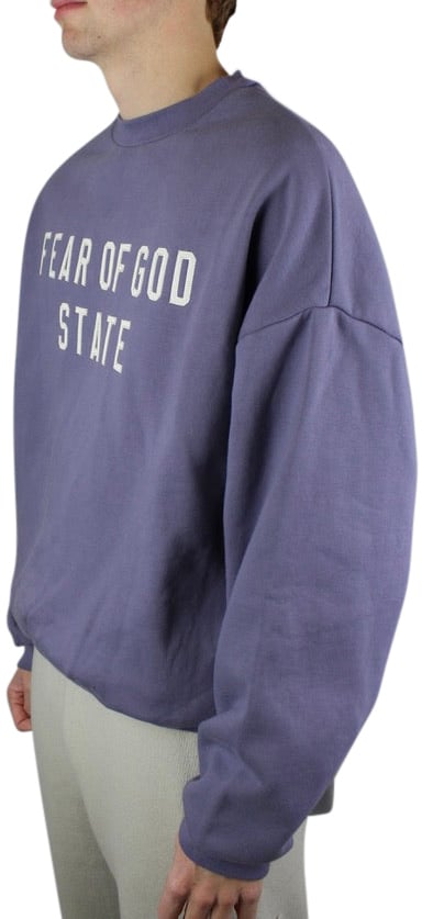 Fear of God Fear of God Essentials Heavy Fleece Crewneck 'Lavender' Divers