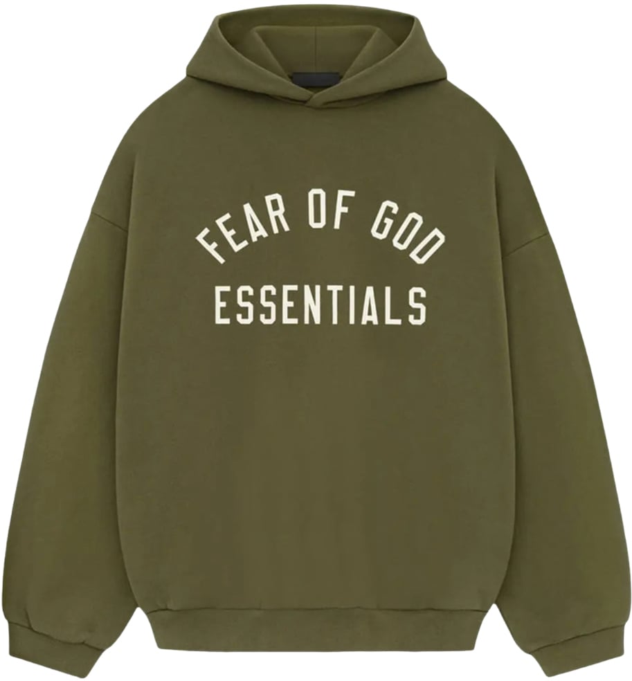 Fear of God Fear of God Essentials Fleece Hoodie Military Divers